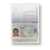 China passport template download for Photoshop, editable PSD, 2013 – present