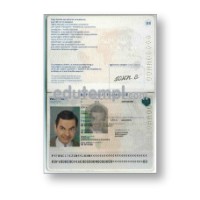 France passport template download for Photoshop, editable PSD