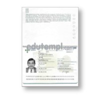 Portugal passport template download for Photoshop, editable PSD, 2006-2017