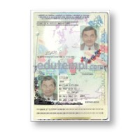 United Kingdom of Great Britain and Northern Ireland passport template download for Photoshop, editable PSD, 2015-2020